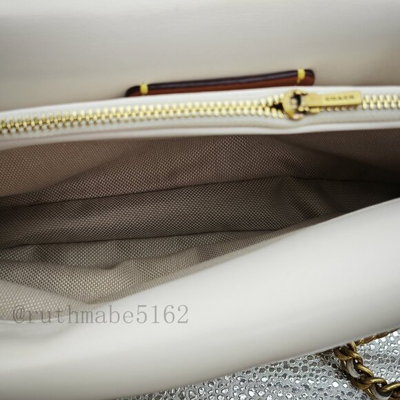 tabby Coach shoulder bag 26 with quilting - Picture 14 of 16